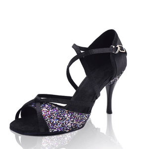 Victoria - Glitter Latin Dance Shoes