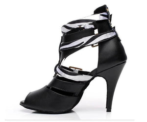 Beatrice - Leather Latin Dance Boots - High 2.5 Inches