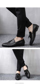 Leather Loafers slip-On Dance shoes