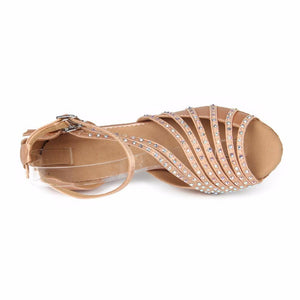 Megan -  Rhinestone Dance Shoes