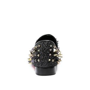 Spiked Design - Leather Dance Shoes