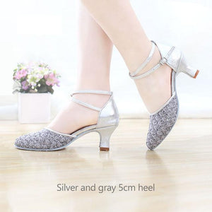 New High-heeled Lady Latin Dance Shoes