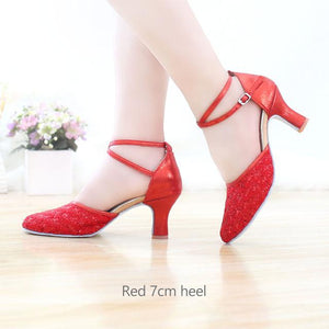 New High-heeled Lady Latin Dance Shoes