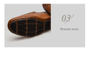 Leather Latin Dance Loafer (Brown)