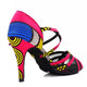 Pink African Latin Dance Shoes