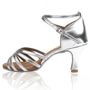 Women's Ballroom Latin Dancing Shoes (Silver)