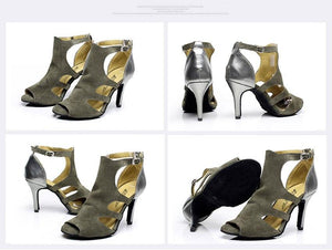Alexandra - Flannel Latin Dance Shoes