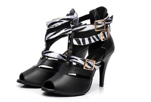 Beatrice - Leather Latin Dance Boots - High 2.5 Inches