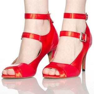 Bella - Open Toe Dance Shoes