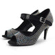 Emma - Rhinestones Black Bronze Dance Shoes